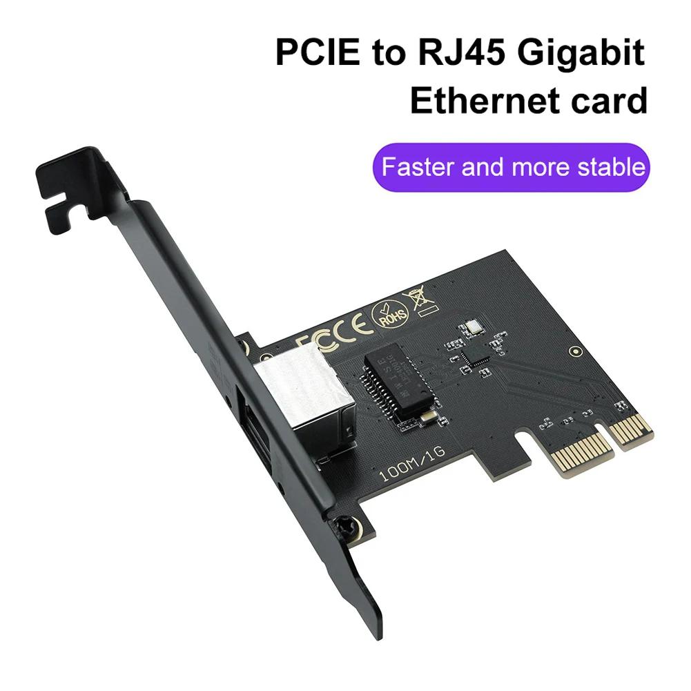 ⰡƮ ̴  ī, PCIe Ʈũ ī, PCIe X16 X8 X4 X1 to RJ45, 10, 100, 1000Mbps, RTL8111H Ĩ, 1000Mbps